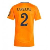 Real Madrid Daniel Carvajal #2 Udebanetrøje Dame 2024-25 Kortærmet